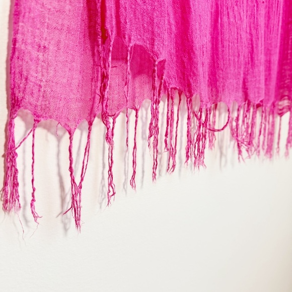 Elegant Pink Scarf - Picture 7 of 8